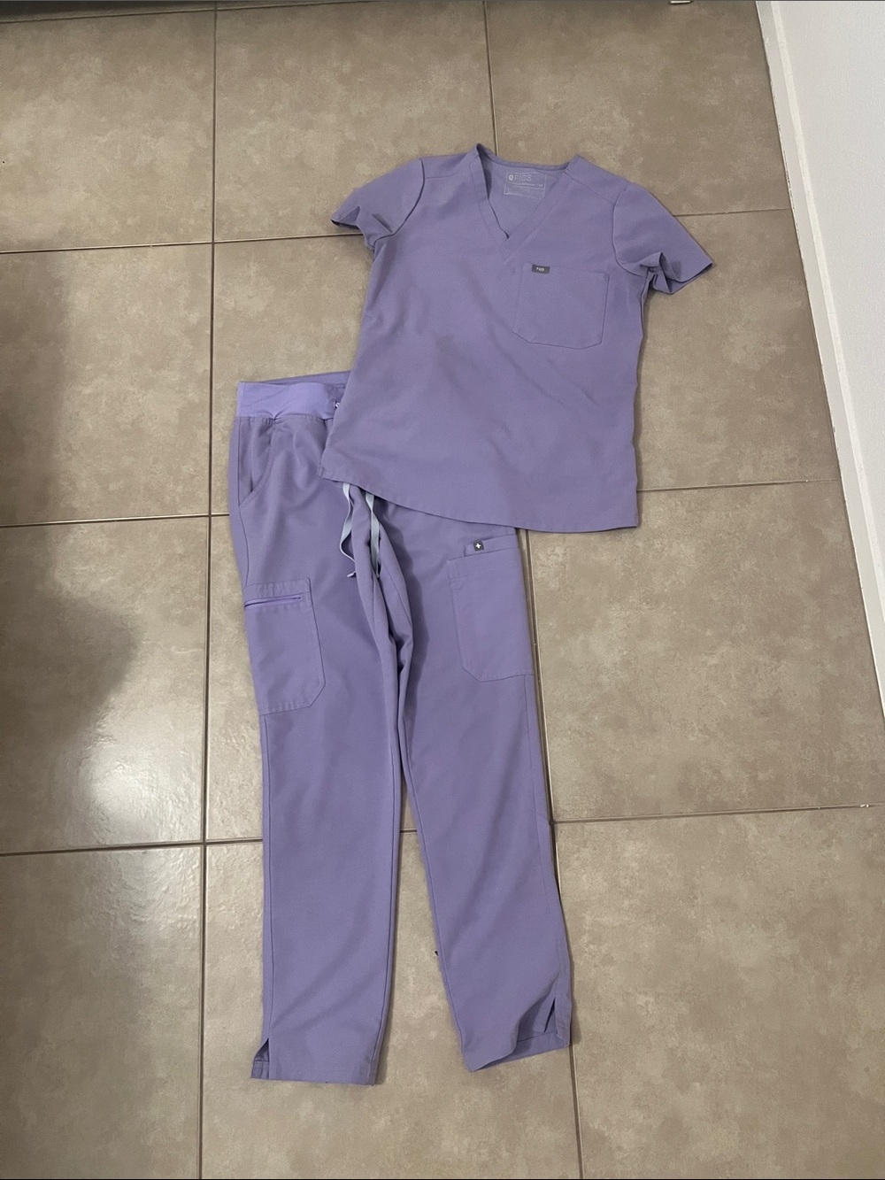 Figs Scrub Set Lavender Dew XS/S